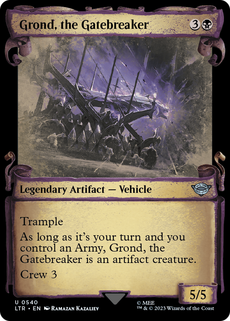 Grond, the Gatebreaker - Scroll Showcase [LTR-540]
