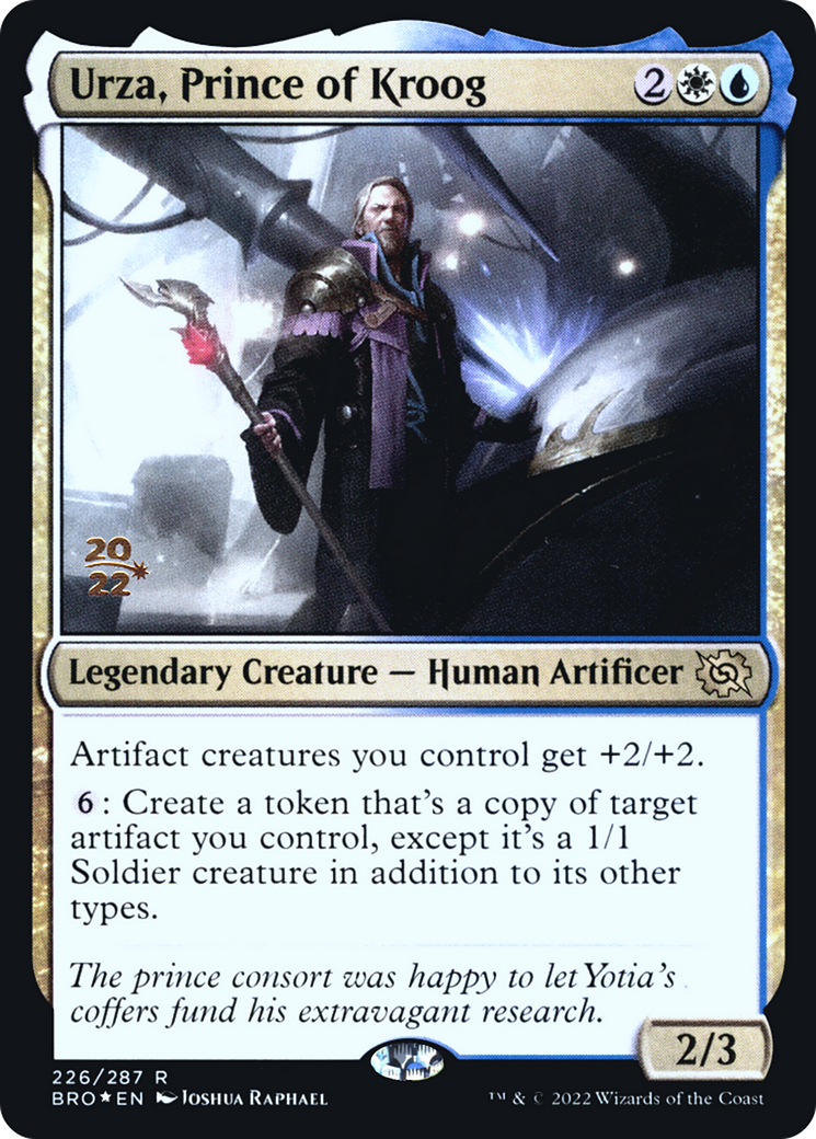 Urza, Prince of Kroog - Prerelease Promo [PBRO-226s]