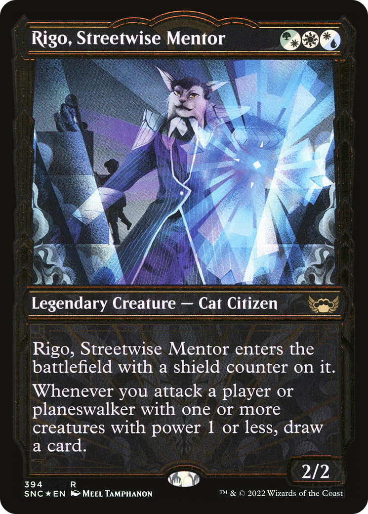 Rigo, Streetwise Mentor - Showcase - Gilded Foil [SNC-394]