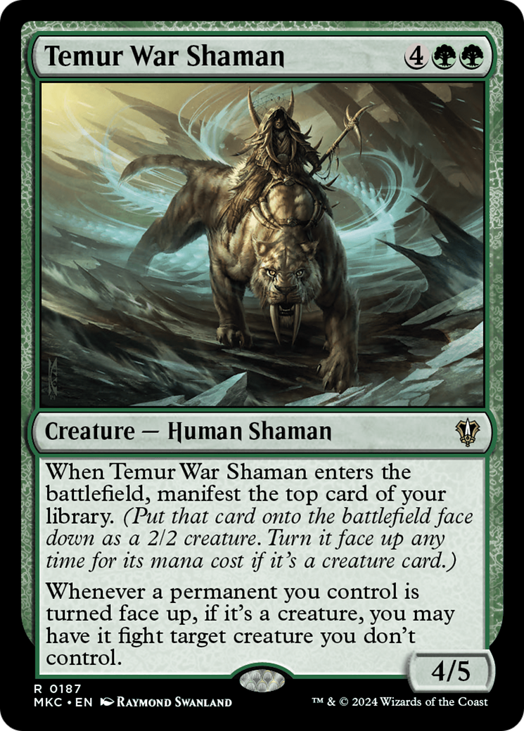 Temur War Shaman [MKC-187]