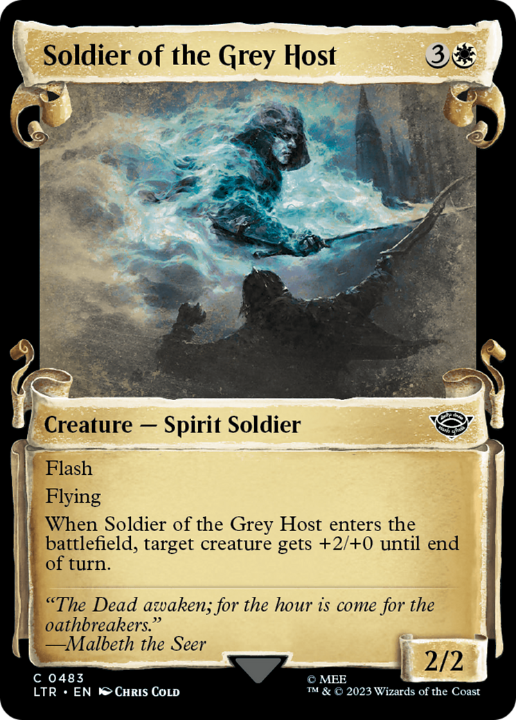Soldier of the Grey Host - Scroll Showcase [LTR-483]