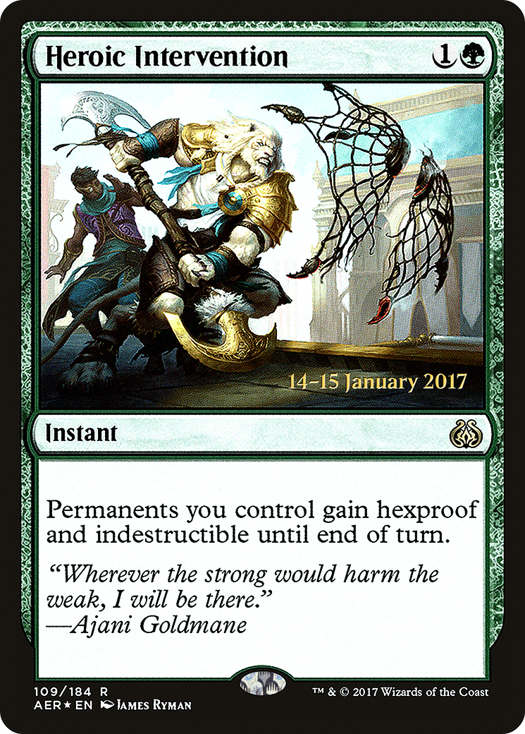 Heroic Intervention - Prerelease Promo [PAER-109s]