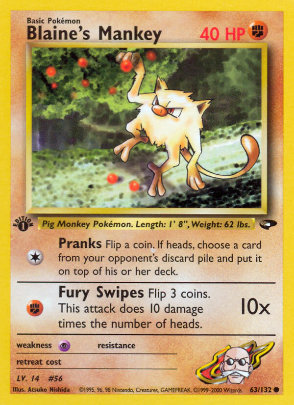 Blaine's Mankey [GYM2-63]