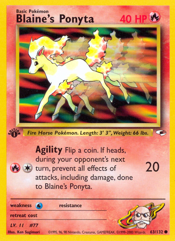 Blaine's Ponyta [GYM1-63]