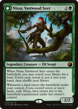 Nissa, Vastwood Seer // Nissa, Sage Animist [V17-15]