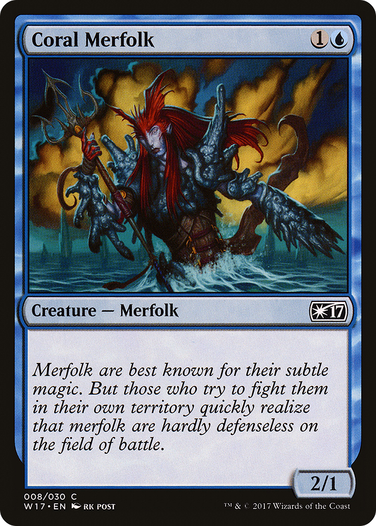 Coral Merfolk [W17-8]