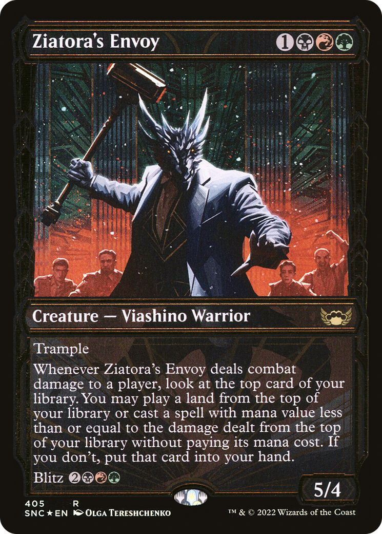Ziatora's Envoy - Showcase - Gilded Foil [SNC-405]