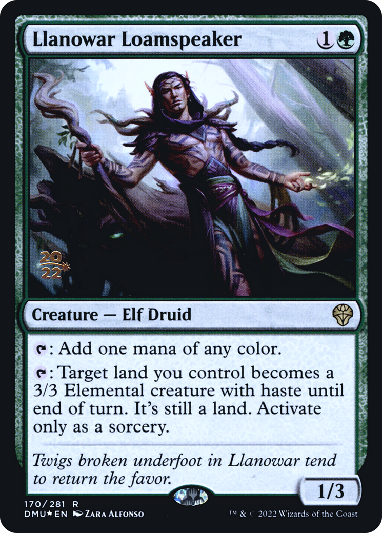 Llanowar Loamspeaker - Prerelease Promo [PDMU-170s]