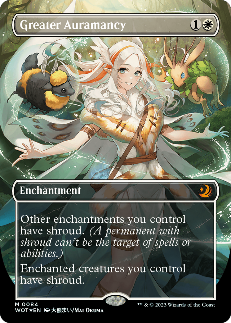 Greater Auramancy - Borderless - Full Art [WOT-84]