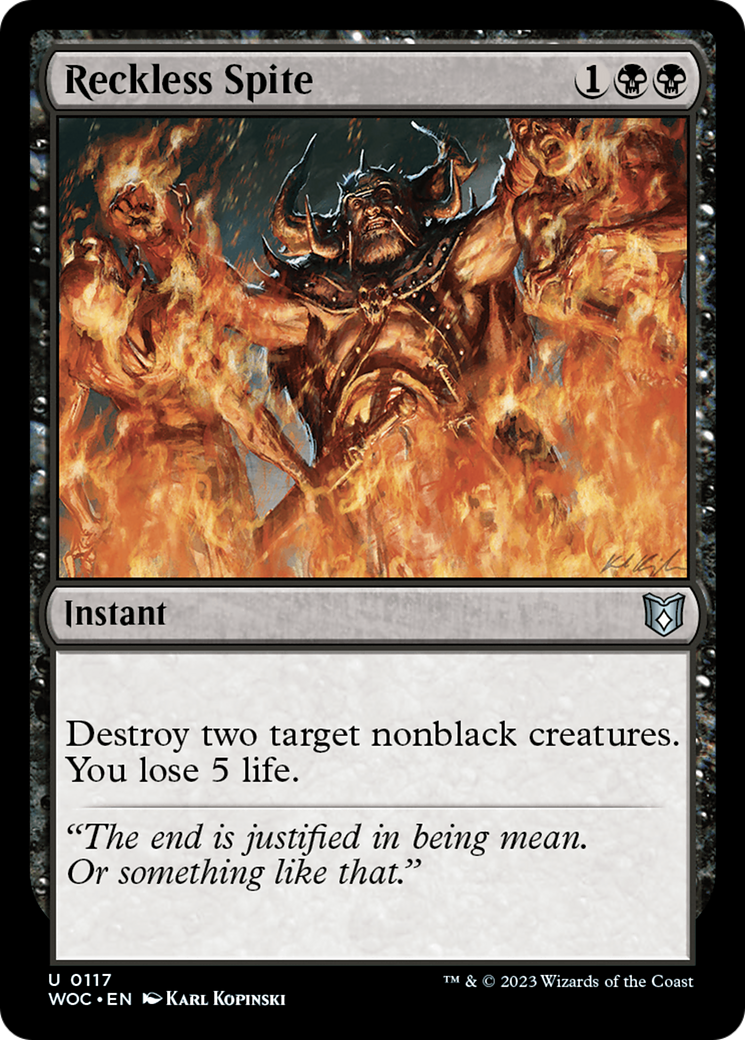 Reckless Spite [WOC-117]