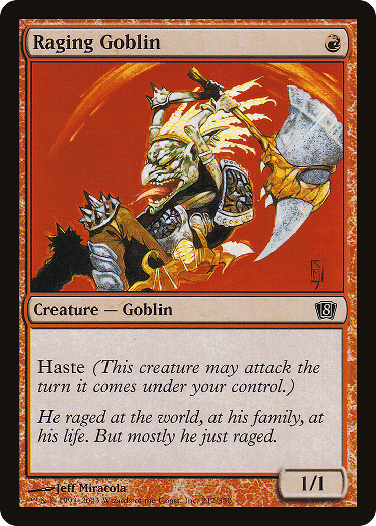 Raging Goblin [8ED-212★]