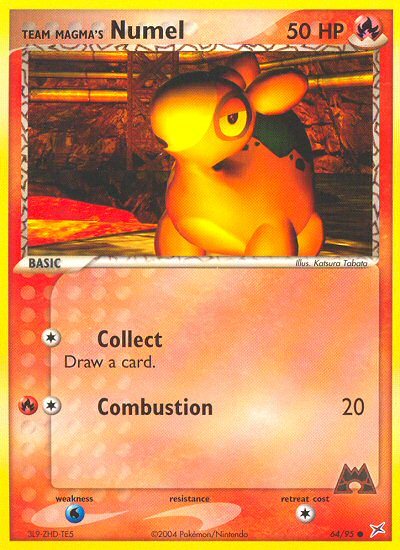 Team Magma's Numel [EX4-64]