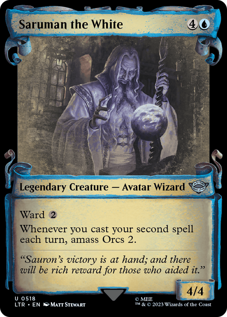 Saruman the White - Scroll Showcase [LTR-518]
