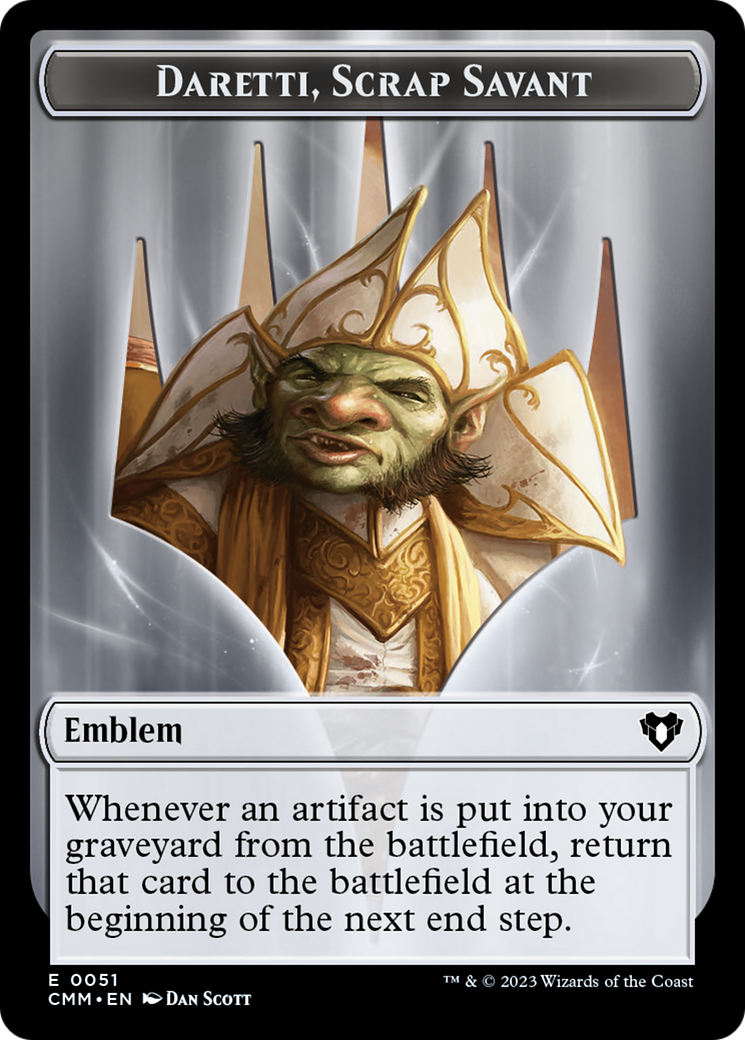 Daretti, Scrap Savant Emblem [TCMM-51]