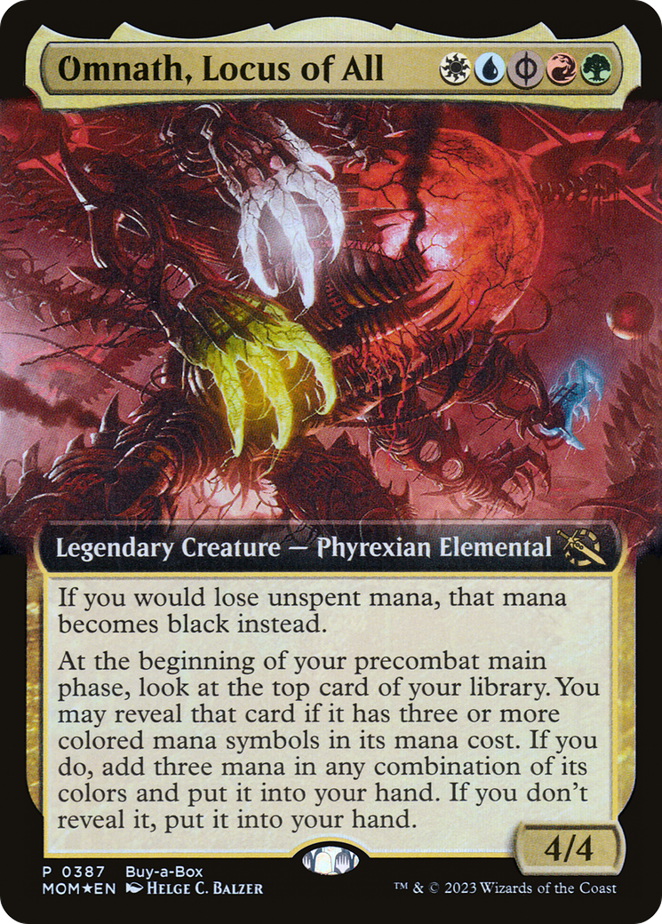 Omnath, Locus of All - Extended Art - Buy-a-Box Promo [MOM-387]