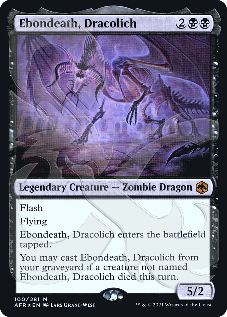 Ebondeath, Dracolich - Promo [PAFR-100a]