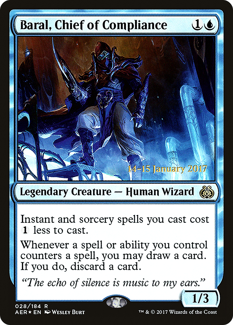 Baral, Chief of Compliance - Prerelease Promo [PAER-28s]