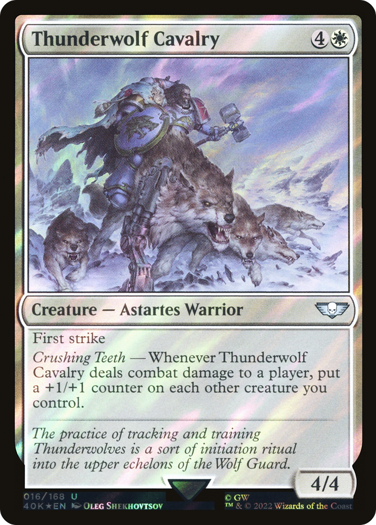 Thunderwolf Cavalry - Surge Foil [40K-16★]