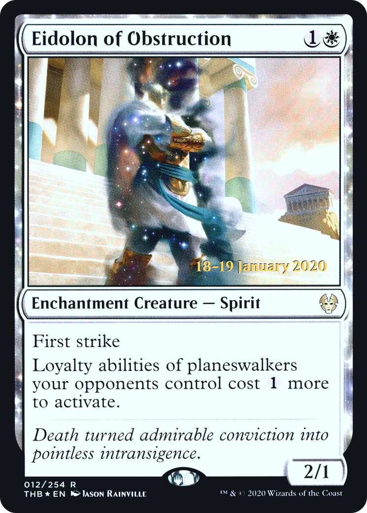 Eidolon of Obstruction - Prerelease Promo [PTHB-12s]