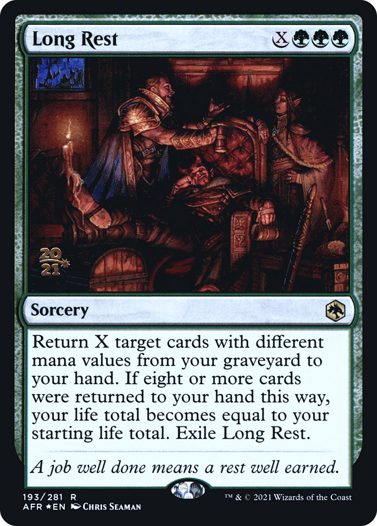 Long Rest - Prerelease Promo [PAFR-193s]