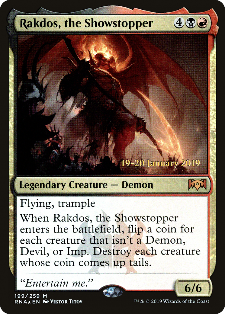Rakdos, the Showstopper - Prerelease Promo [PRNA-199s]