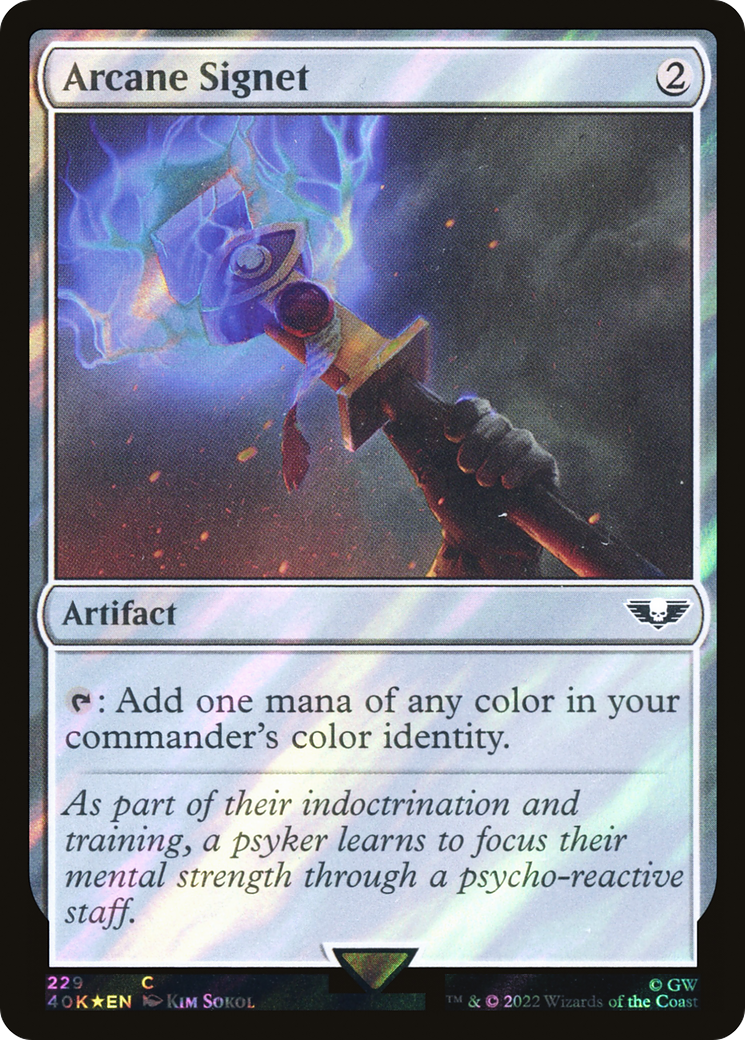 Arcane Signet - Surge Foil [40K-229★]