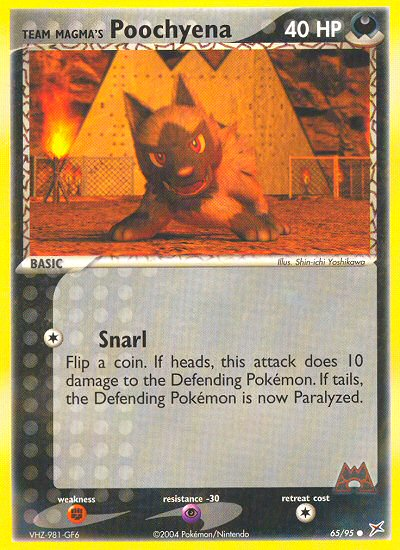 Team Magma's Poochyena [EX4-65]
