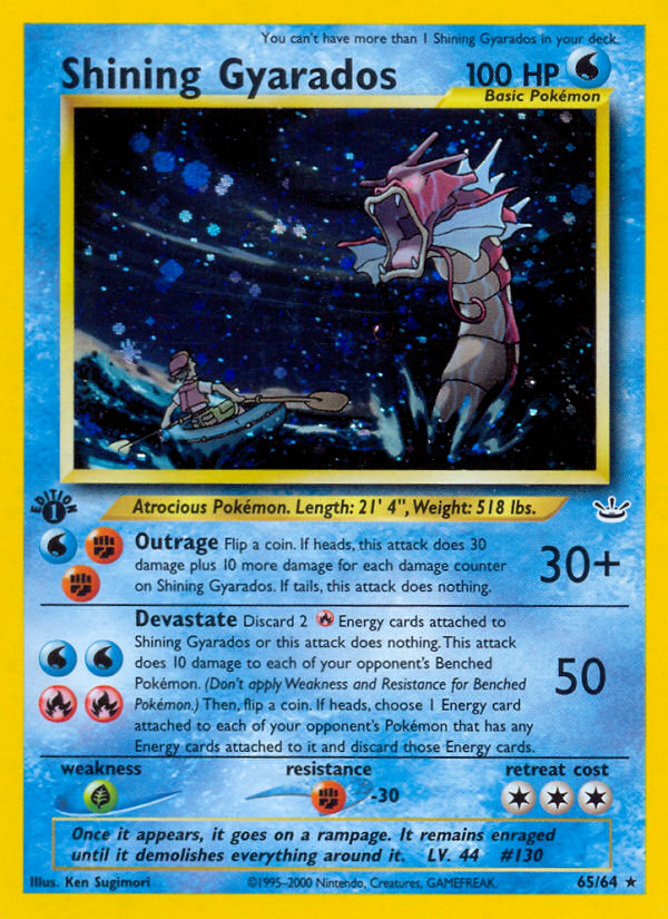 Shining Gyarados [NEO3-65]