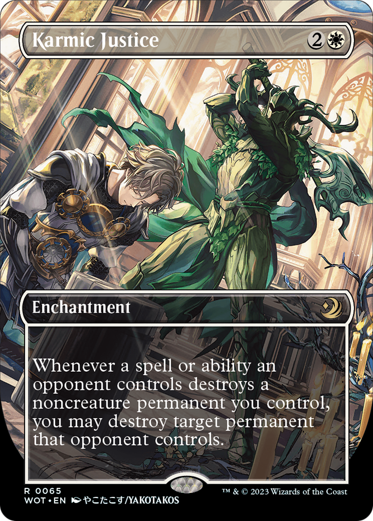 Karmic Justice - Borderless - Full Art [WOT-65]