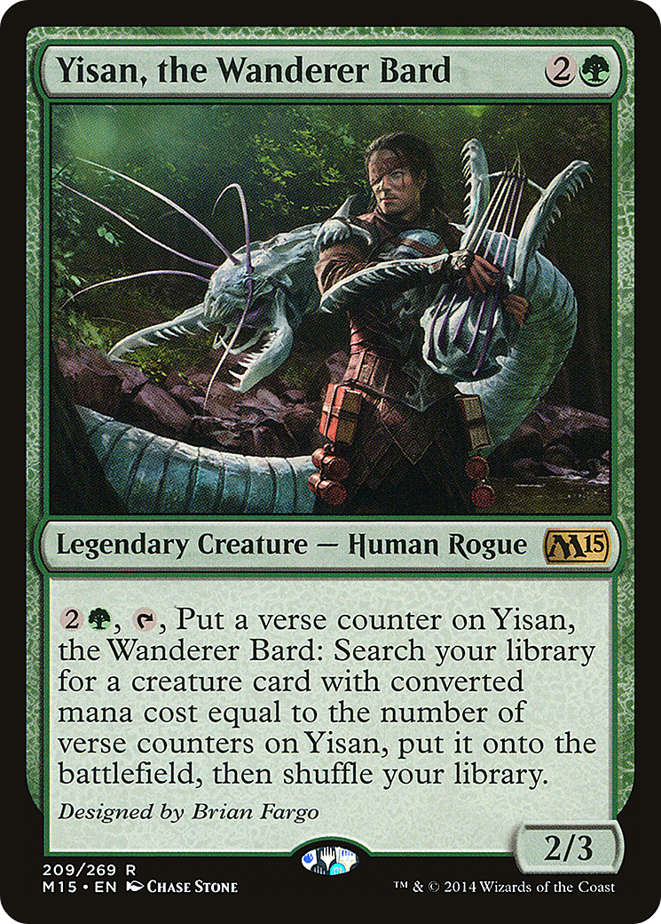 Yisan, the Wanderer Bard [M15-209]