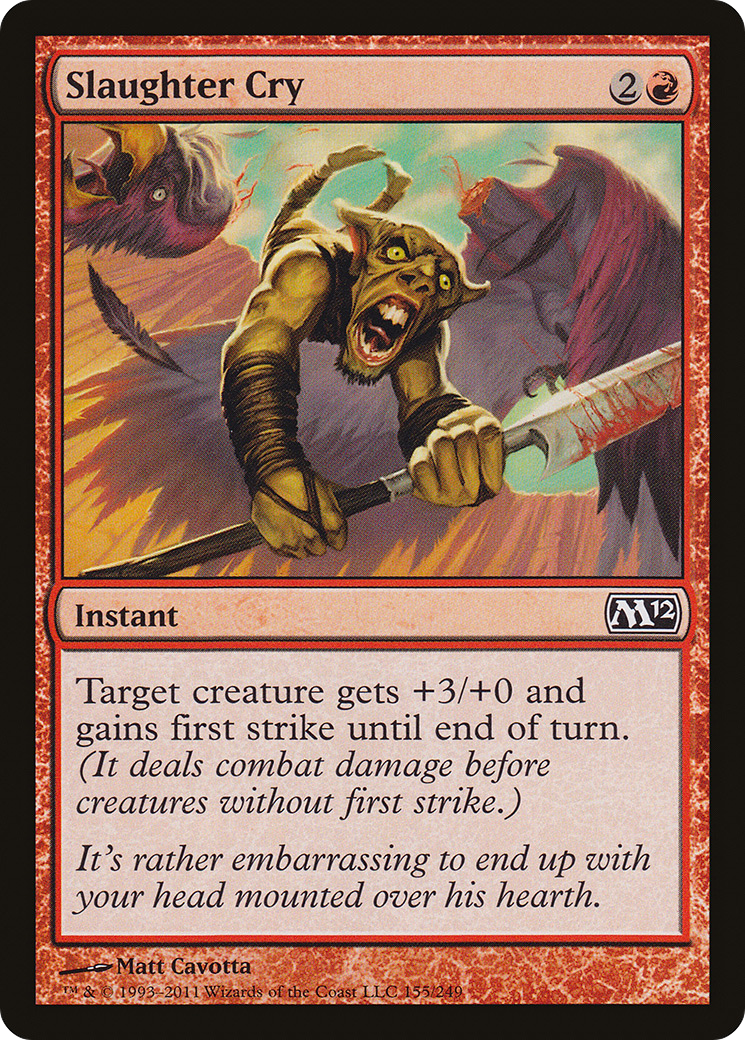 Slaughter Cry [M12-155]