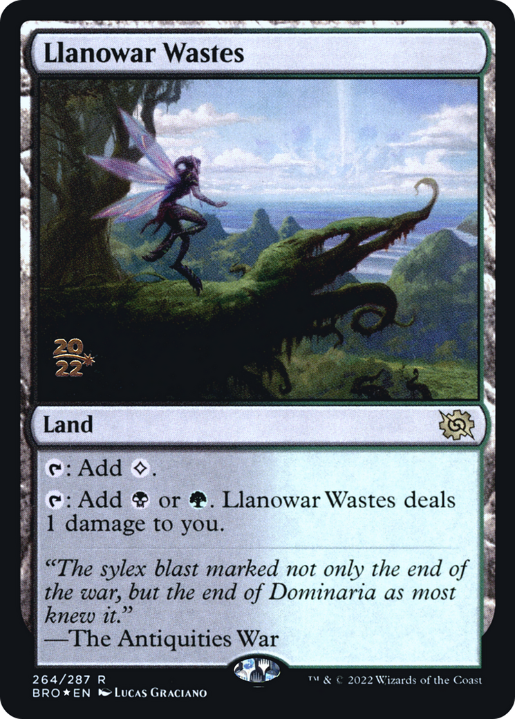 Llanowar Wastes - Prerelease Promo [PBRO-264s]