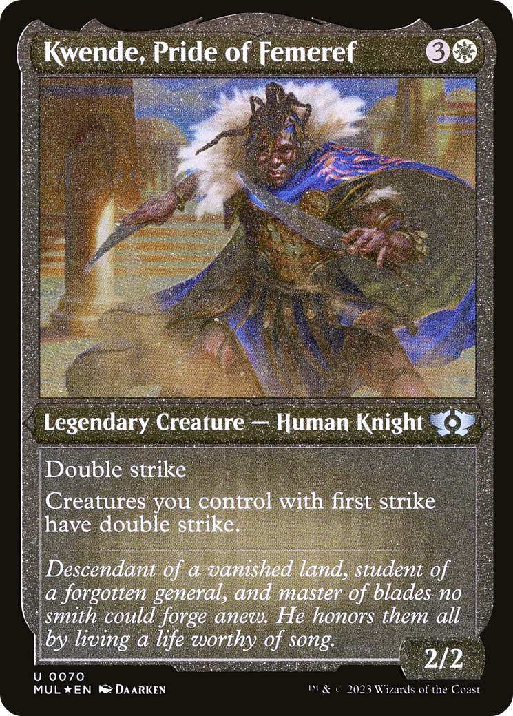 Kwende, Pride of Femeref [MUL-70]