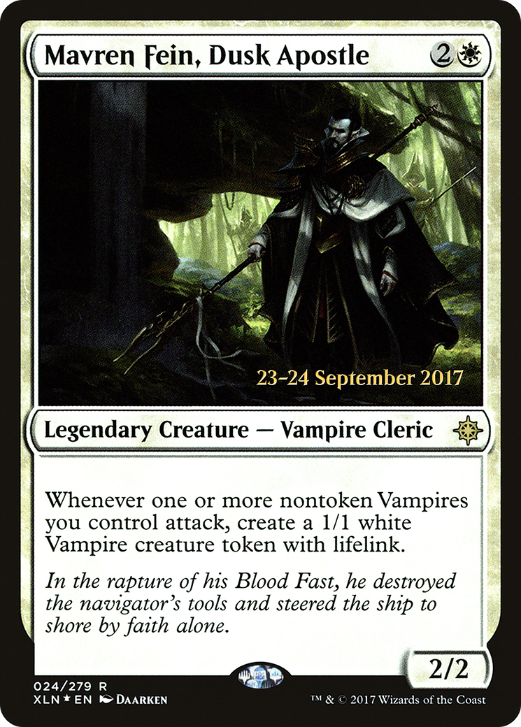 Mavren Fein, Dusk Apostle - Prerelease Promo [PXLN-24s]
