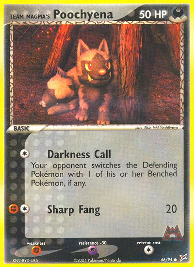 Team Magma's Poochyena [EX4-66]