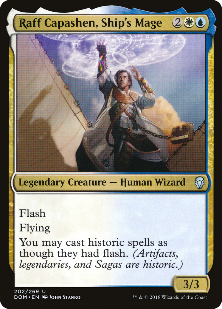 Raff Capashen, Ship's Mage [DOM-202]