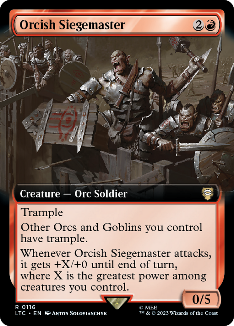 Orcish Siegemaster - Extended Art [LTC-116]