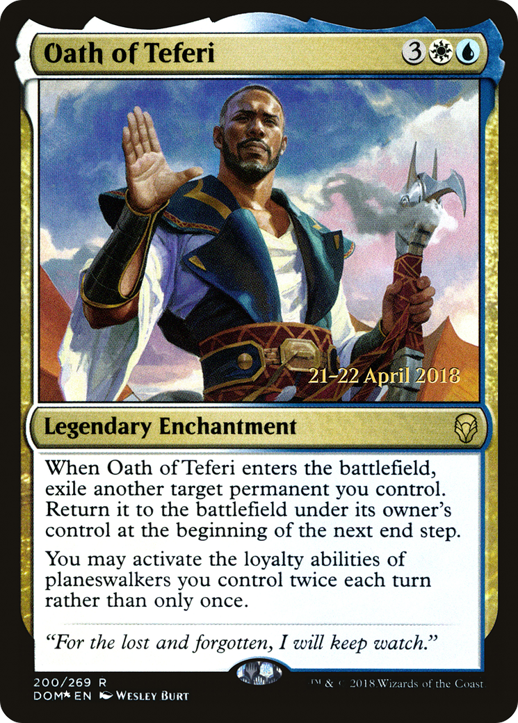 Oath of Teferi - Prerelease Promo [PDOM-200s]
