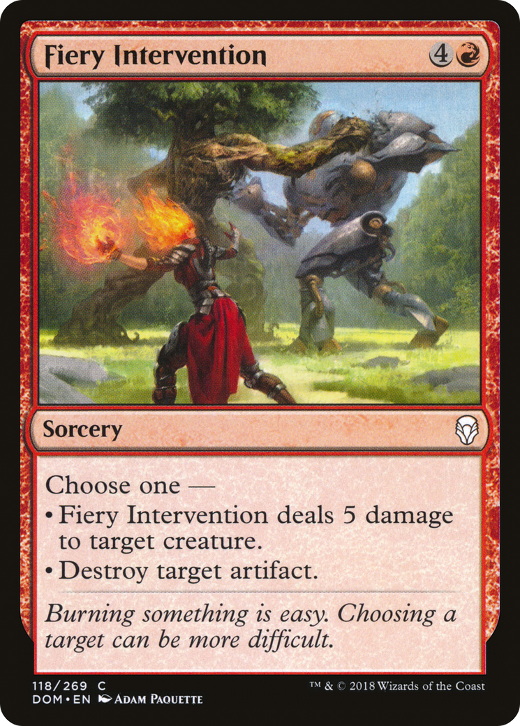 Fiery Intervention [DOM-118]