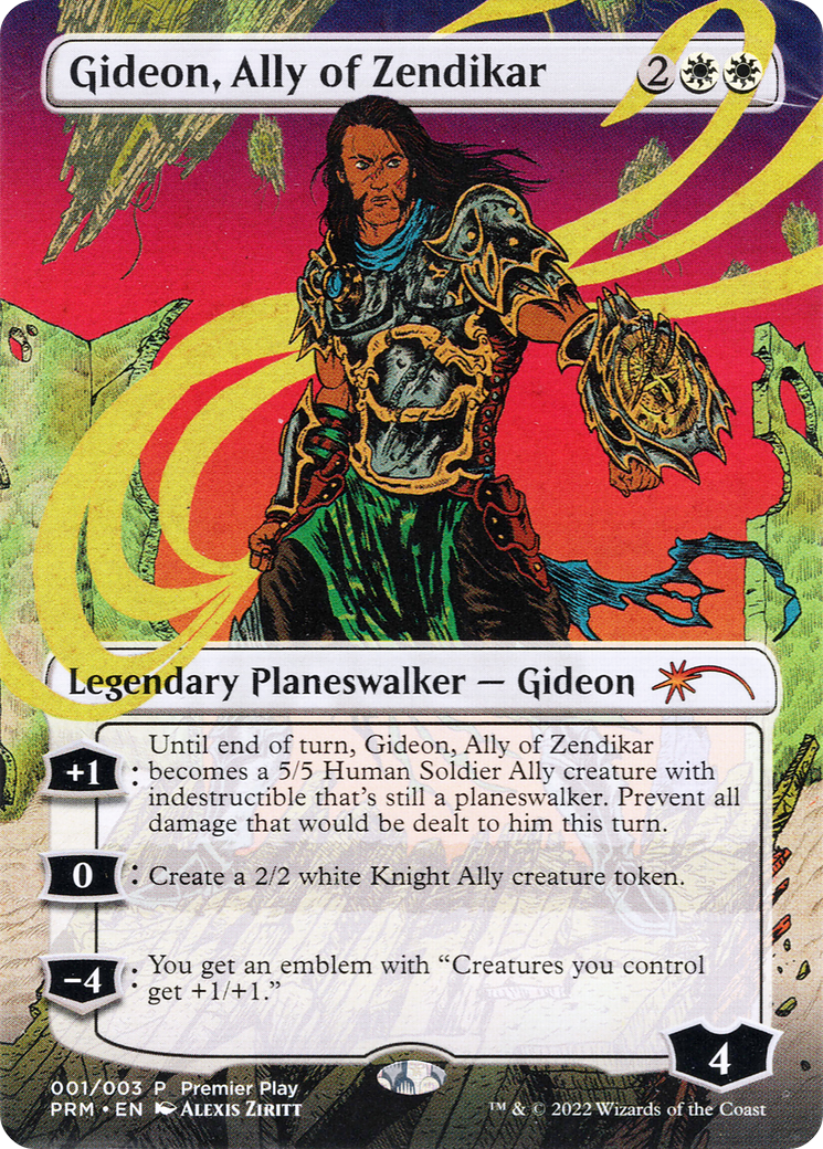 Gideon, Ally of Zendikar - Borderless - Promo [PRCQ-1]