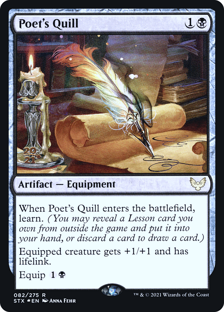 Poet's Quill - Prerelease Promo [PSTX-82s]