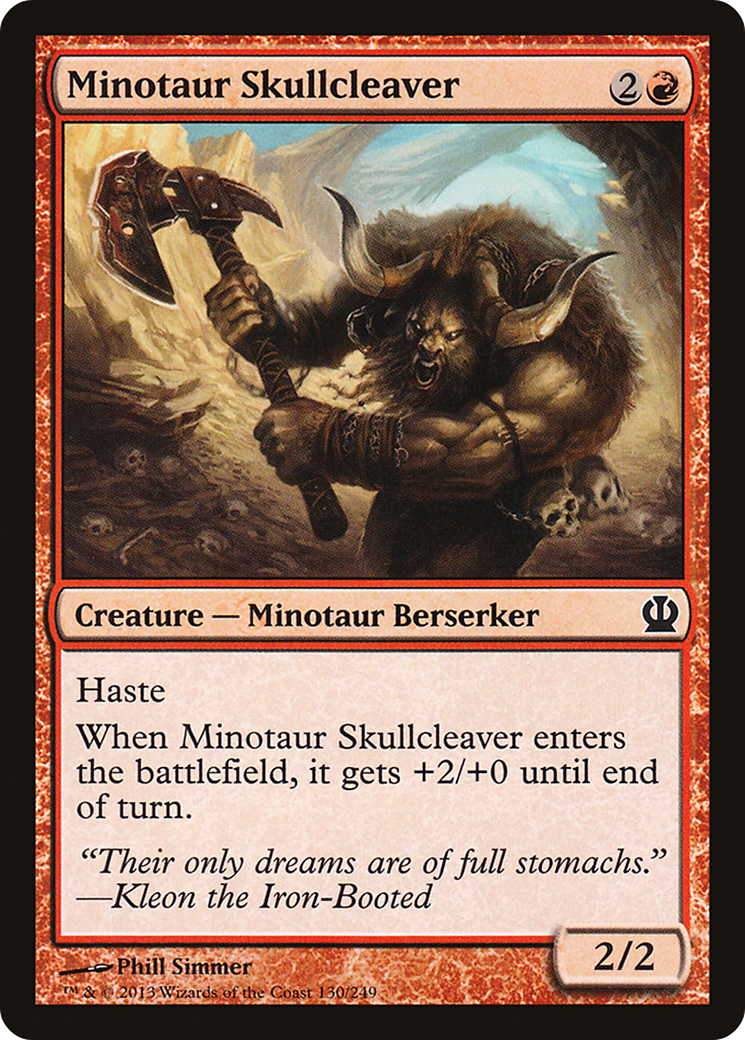 Minotaur Skullcleaver [THS-130]