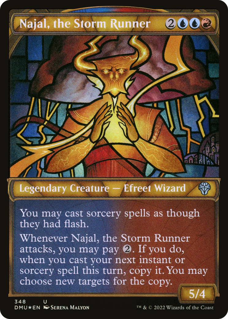 Najal, the Storm Runner - Showcase - Textured Foil [DMU-348]