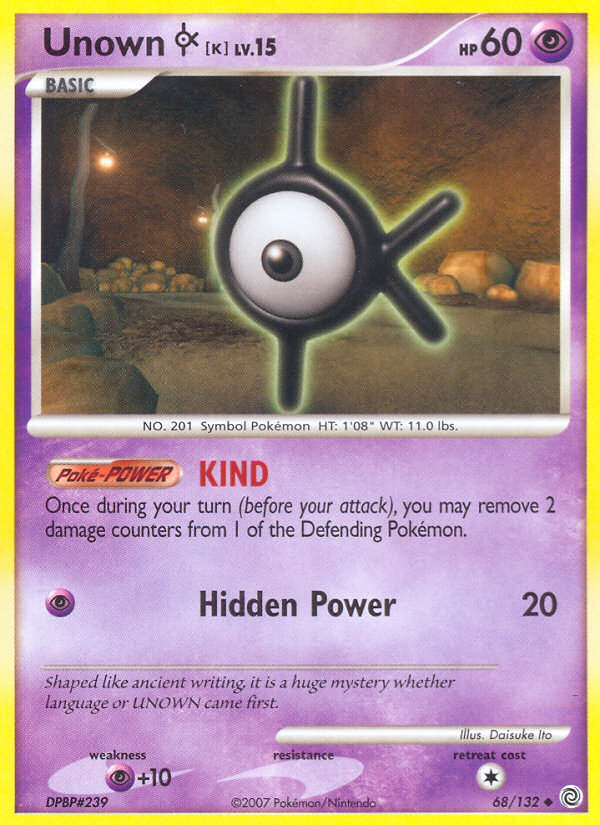 Unown [K] [DP3-68]