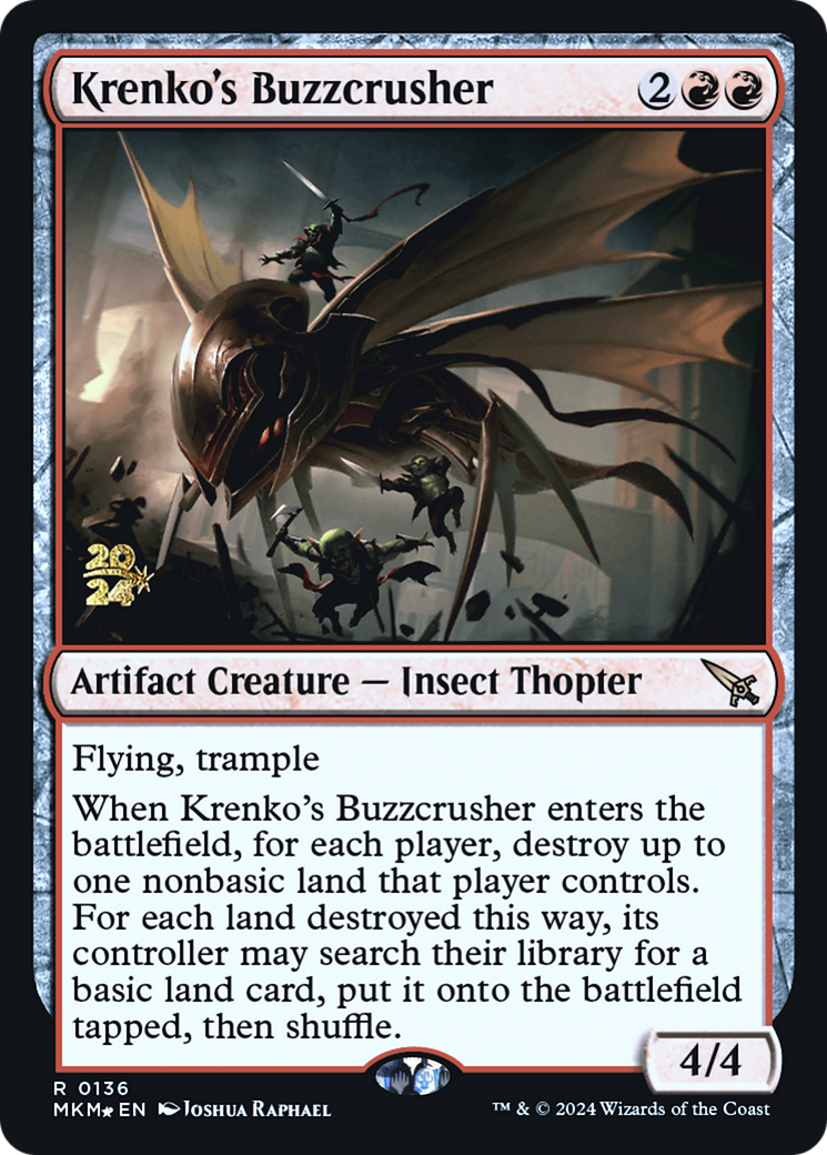 Krenko's Buzzcrusher - Prerelease Promo [PMKM-136s]