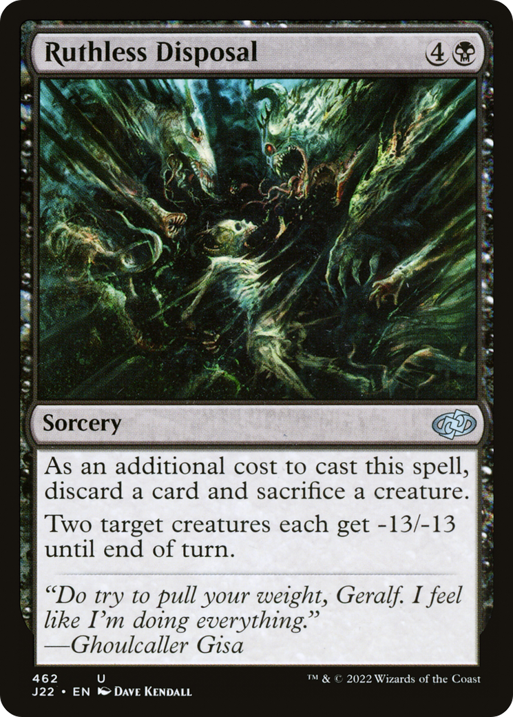 Ruthless Disposal [J22-462]