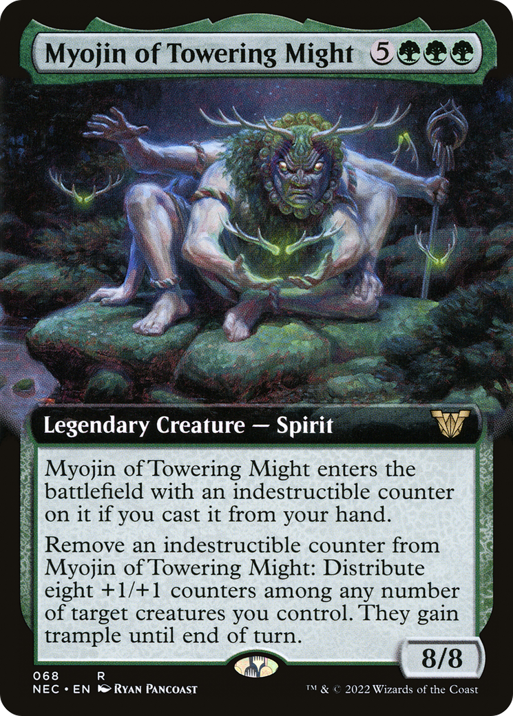 Myojin of Towering Might - Extended Art [NEC-68]