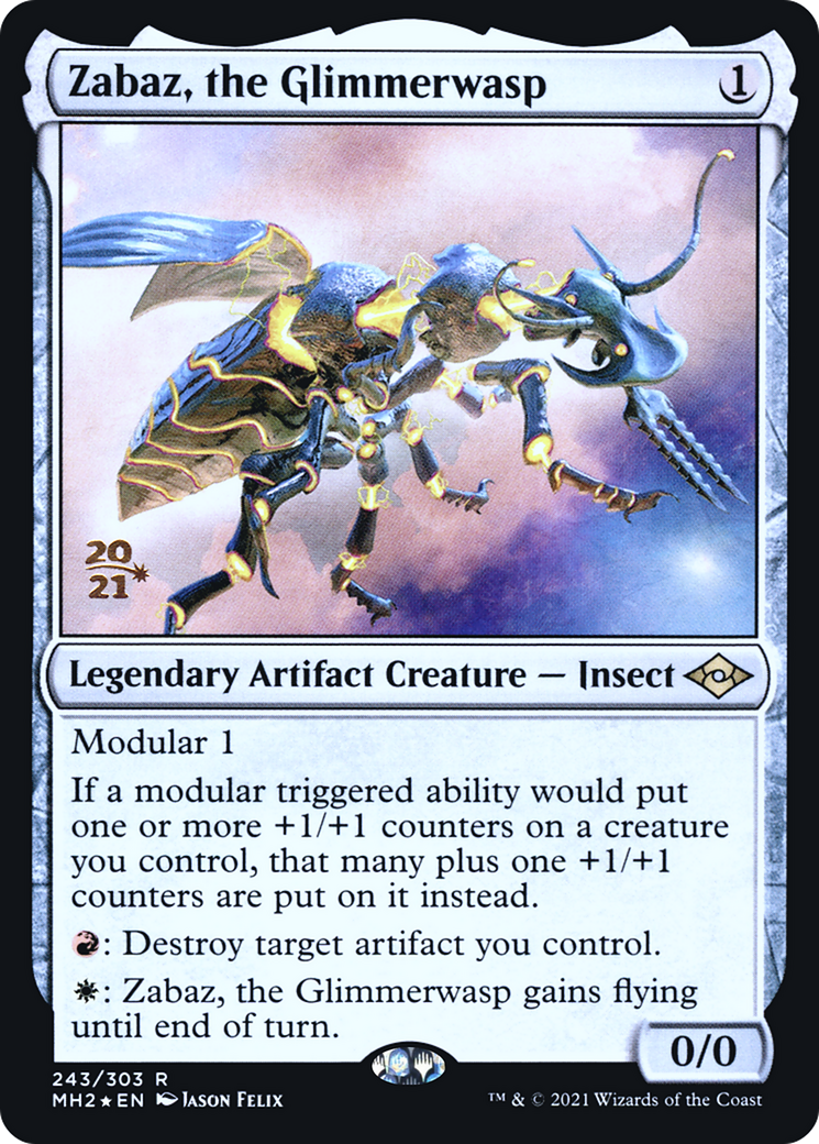 Zabaz, the Glimmerwasp - Prerelease Promo [PMH2-243s]