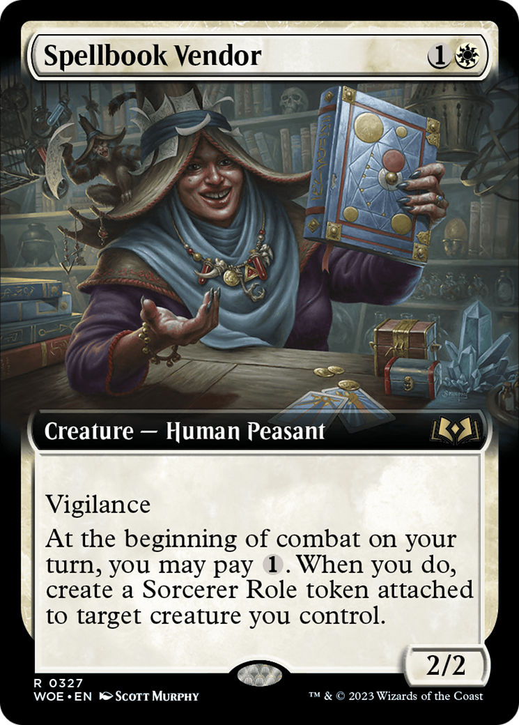 Spellbook Vendor - Extended Art [WOE-327]