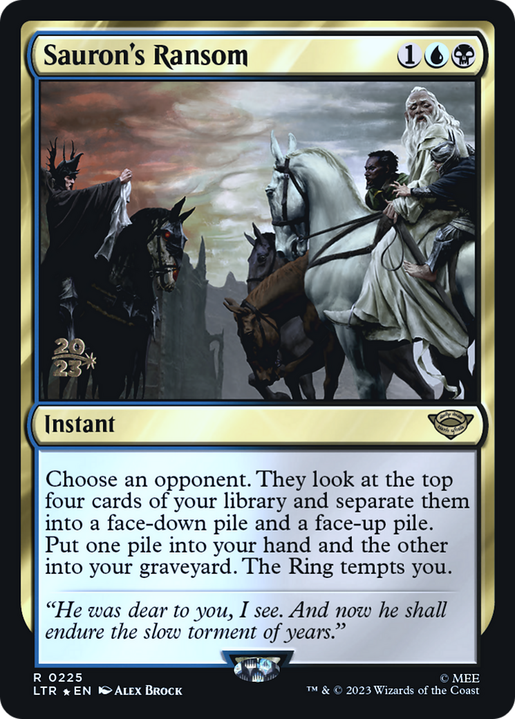 Sauron's Ransom - Prerelease Promo [PLTR-225s]